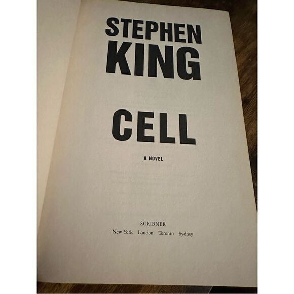 The Cell By Stephen King Hardcover 2006 First Edition Book - Picture 4 of 6